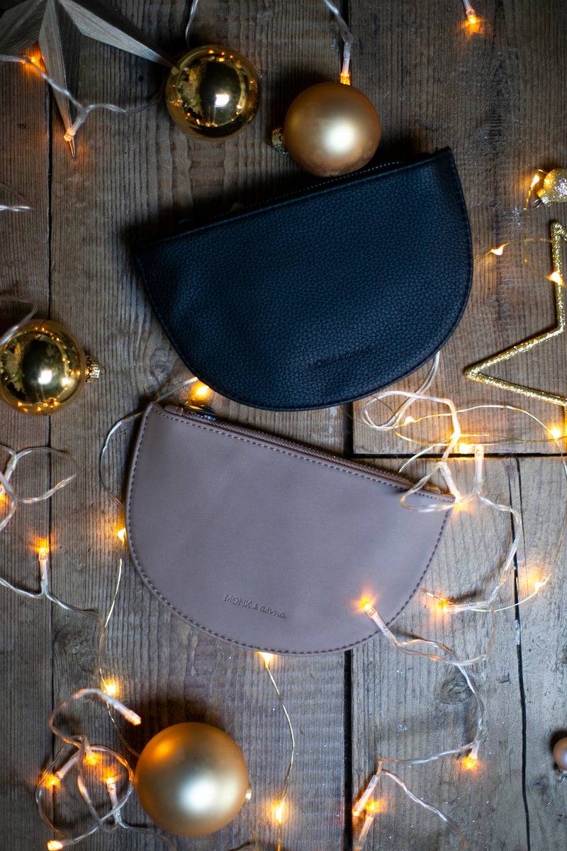 Olive E Miele HALF MOON WALLET NERO Convenienza