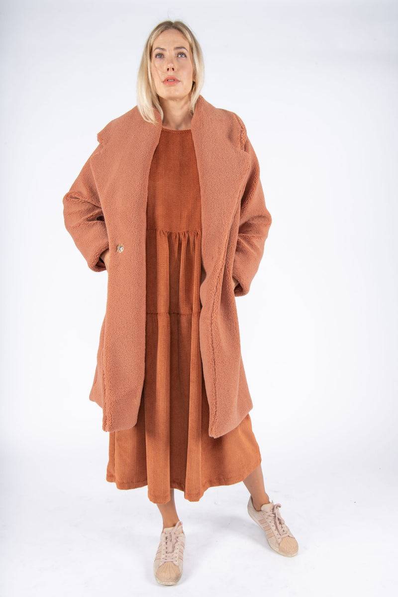 Olive E Miele CAPPOTTO PEGGY MATTONE Italia