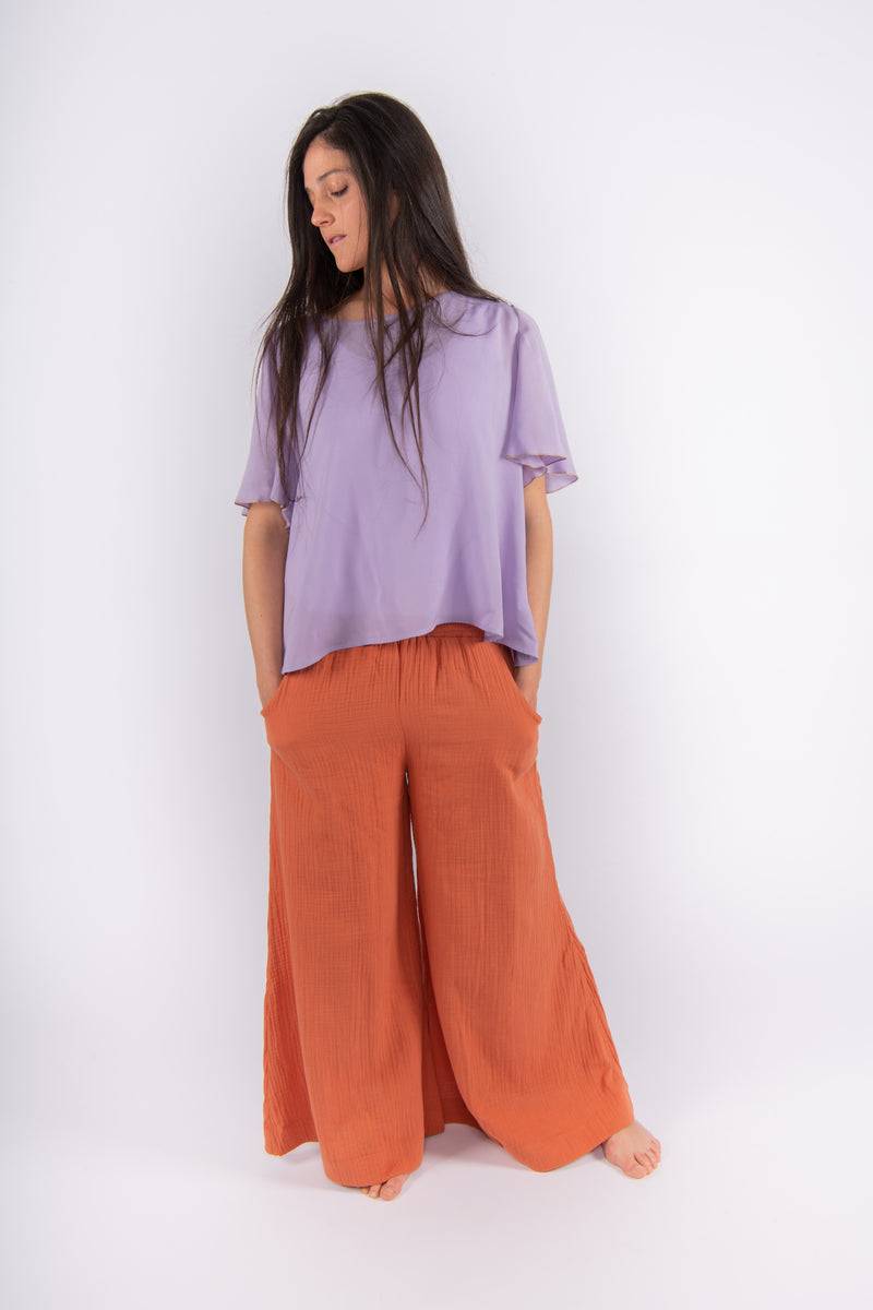 Olive E Miele PANTALONE MOLLIE ARGILLA Online