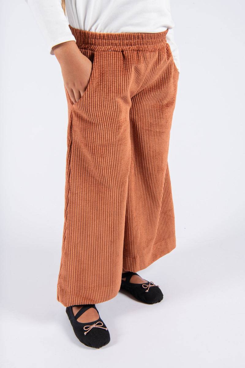 Olive E Miele PANTALONE MOLLIE VELLUTO MATTONE Italia