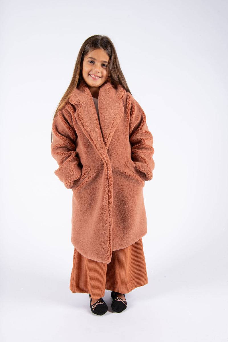 Olive E Miele CAPPOTTO PEGGY MATTONE In Linea