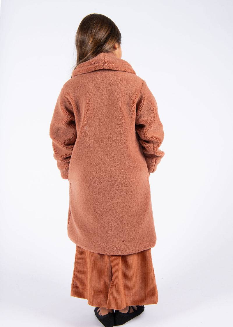 Olive E Miele CAPPOTTO PEGGY MATTONE In Linea