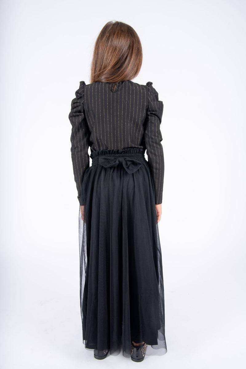 Olive E Miele GONNA LIZZIE TULLE NERO Qualità