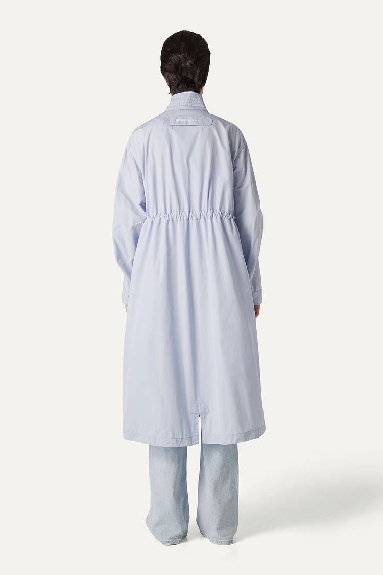 Oof Wear PARKA LUNGO OVER IN NYLON MEMORY 9211 - GHIACCIO Vendita