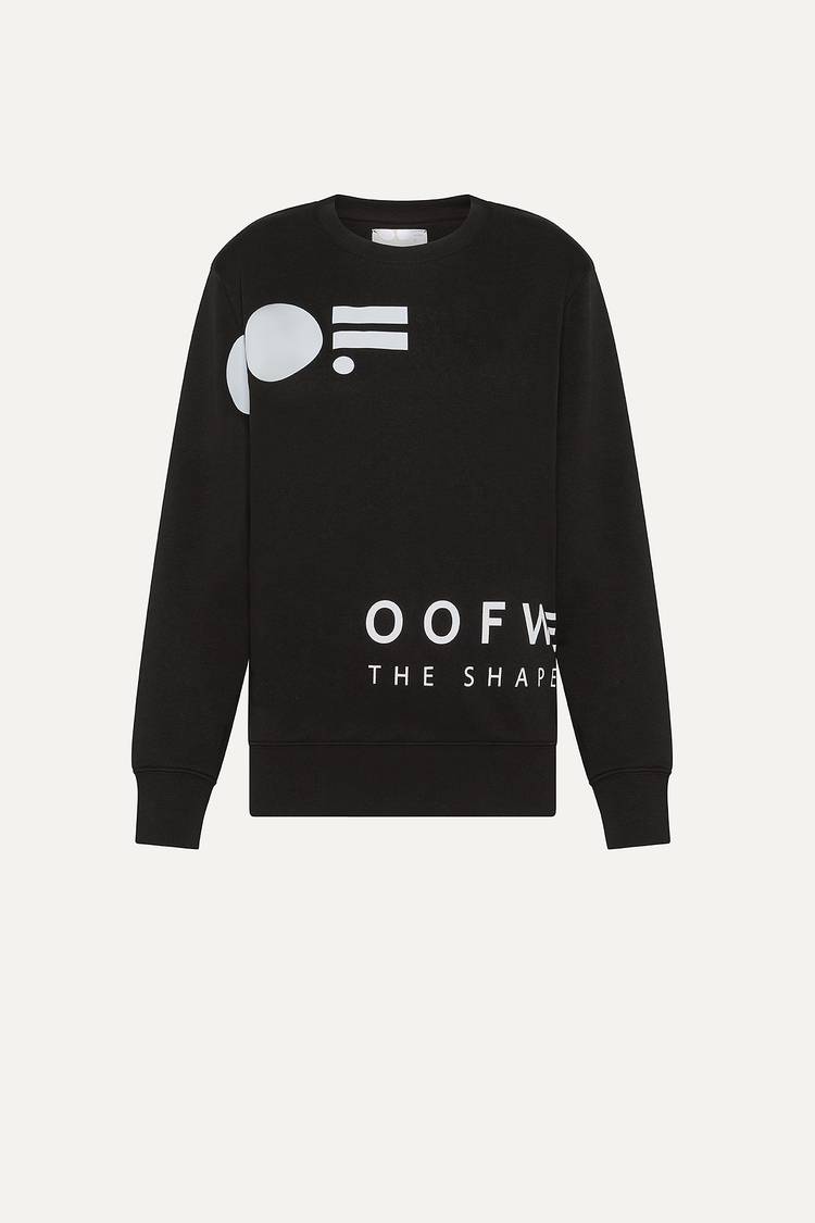 Oof Wear FELPA IN COTONE CON LOGO 4065 - NERO Novità