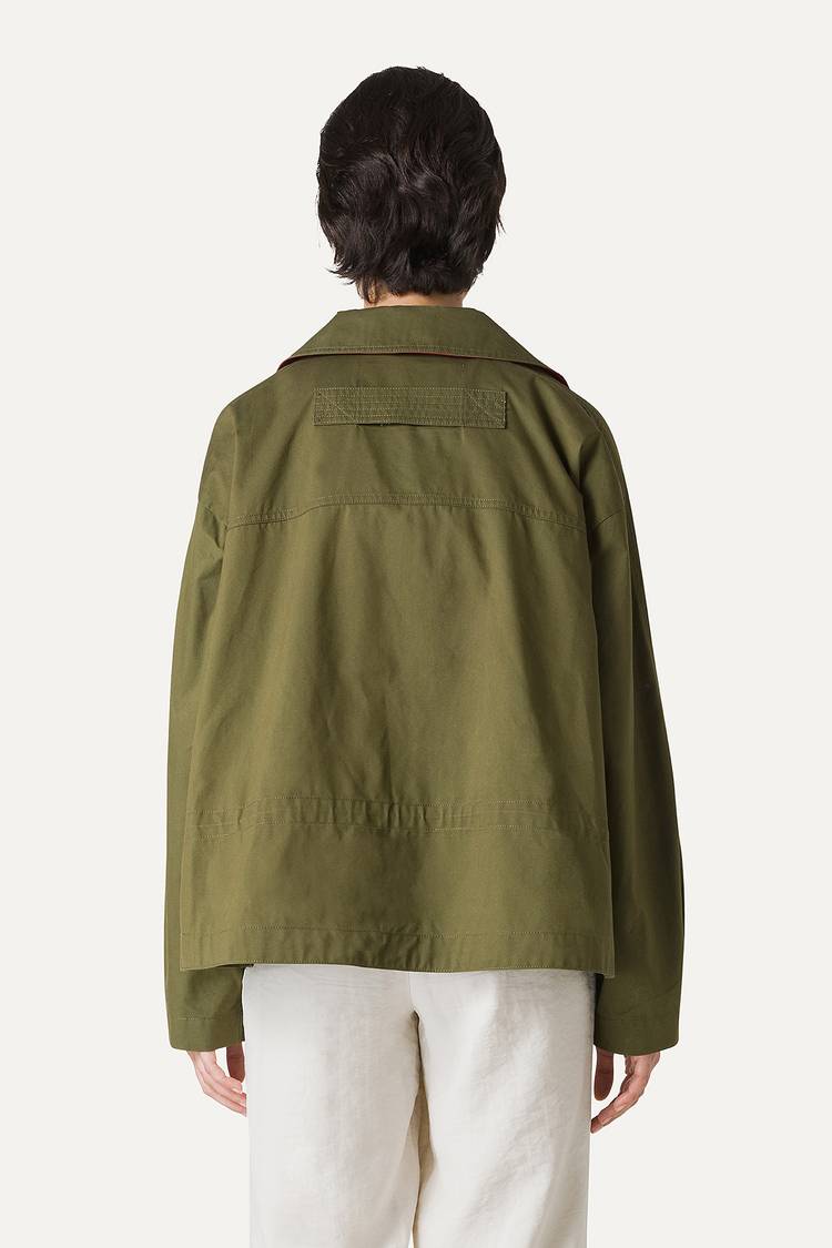 Oof Wear TRENCH CORTO IN GABARDINA DI COTONE LEGGERO 9202 - FORESTA Officina