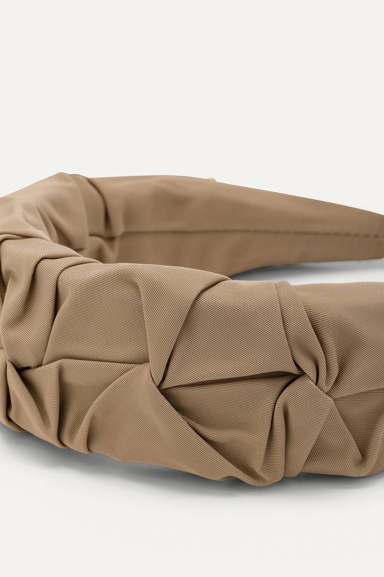 Oof Wear CERCHIELLO ARRICCIATO IN NYLON MEMORY 2007 - BEIGE Sconto