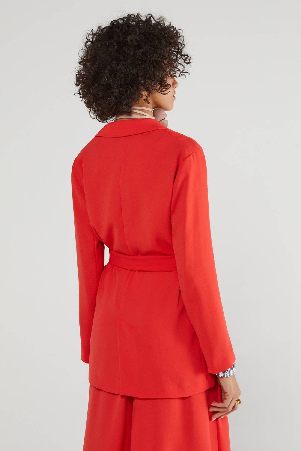 ottod'Ame Jacket with sash In Linea