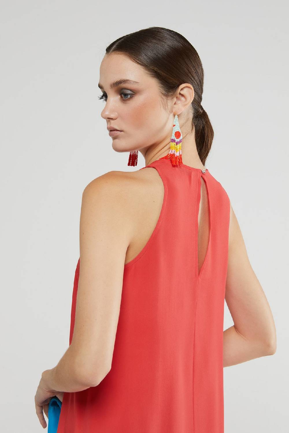 ottod'Ame Silk blend midi dress Nuovo
