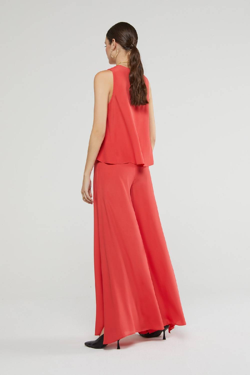 ottod'Ame Silk blend palazzo trousers Spedizione Gratuita