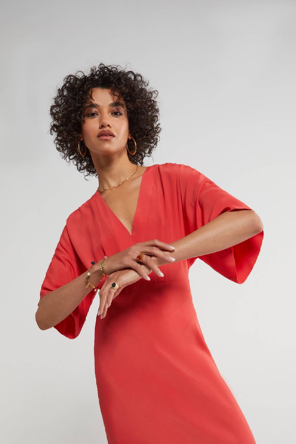 ottod'Ame Silk blend long dress Pezzi Unici