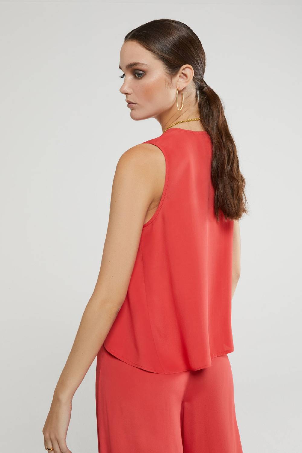 ottod'Ame Silk blend top Qualità Garantita