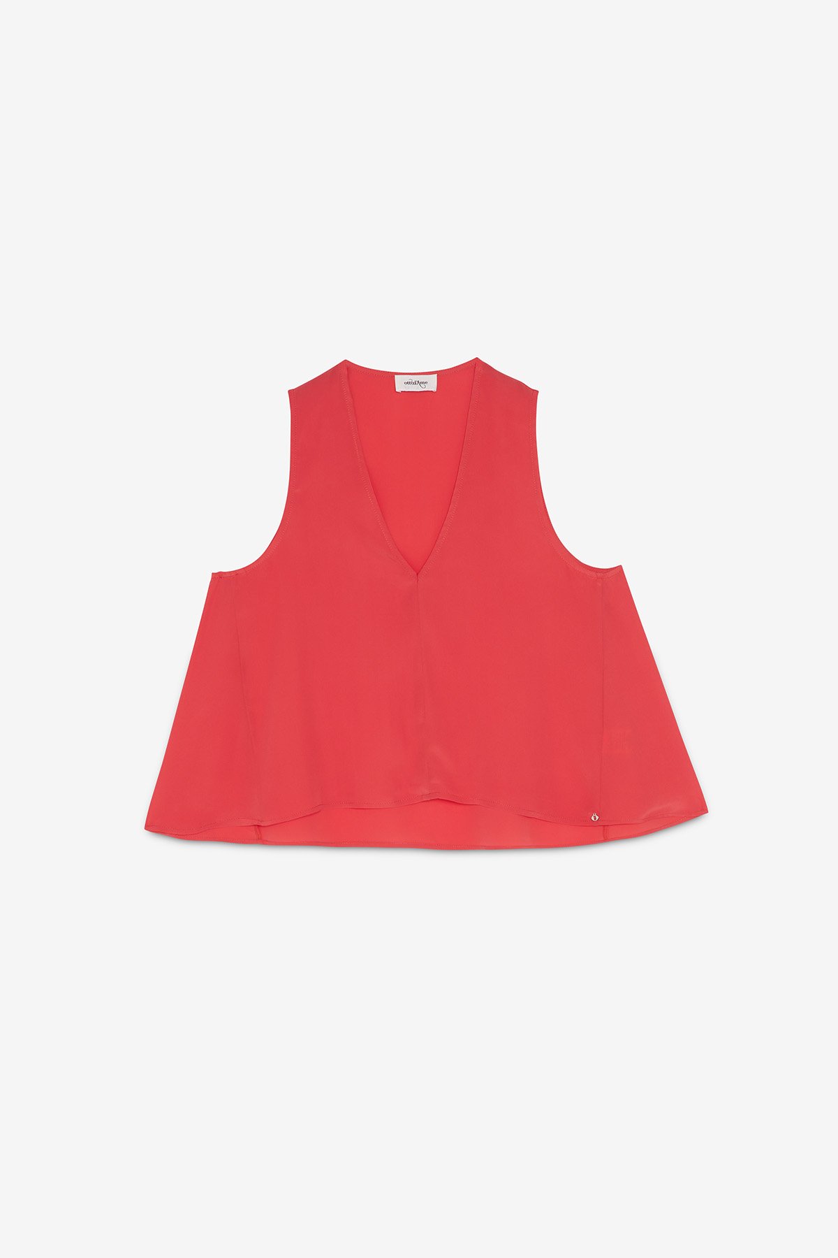 ottod'Ame Silk blend top Qualità Garantita