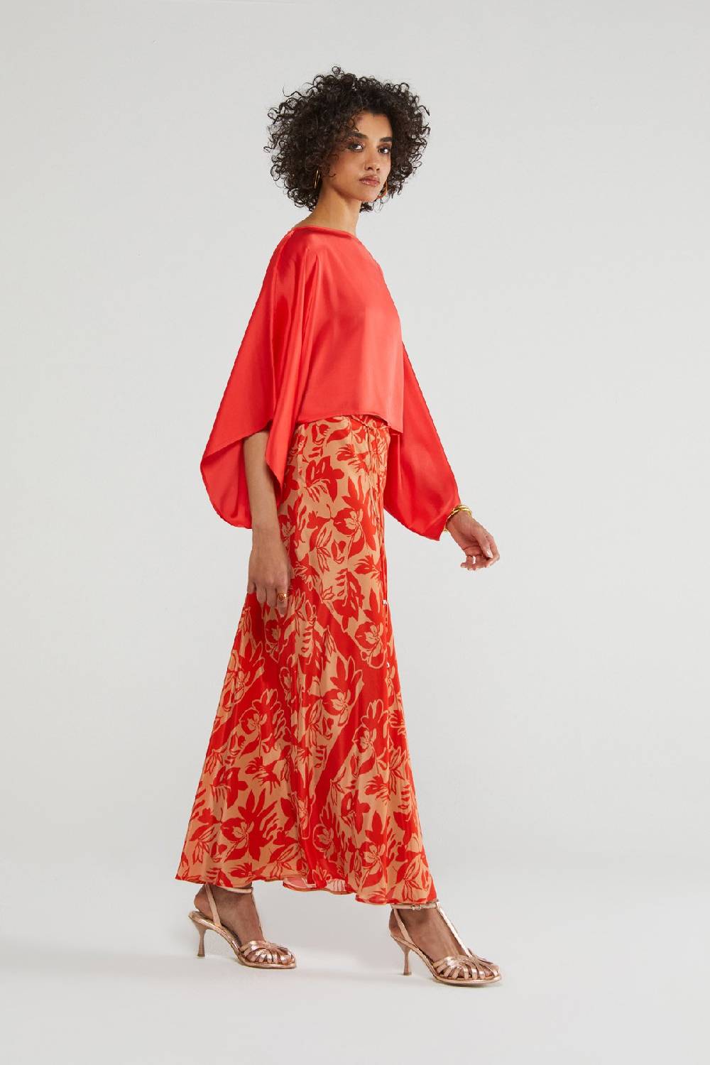 ottod'Ame Printed viscose skirt Negozi Online