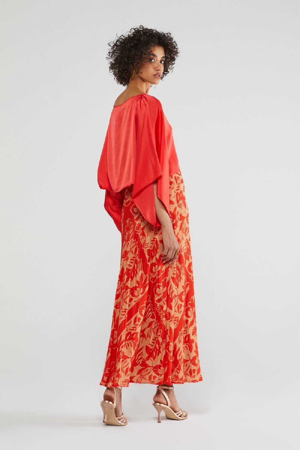 ottod'Ame Printed viscose skirt Negozi Online