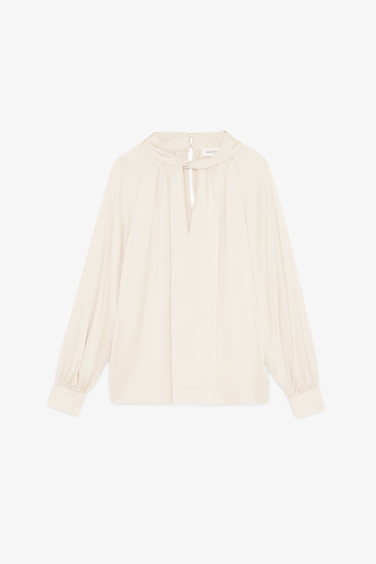 ottod'Ame Viscose blouse with knot Sottocosto