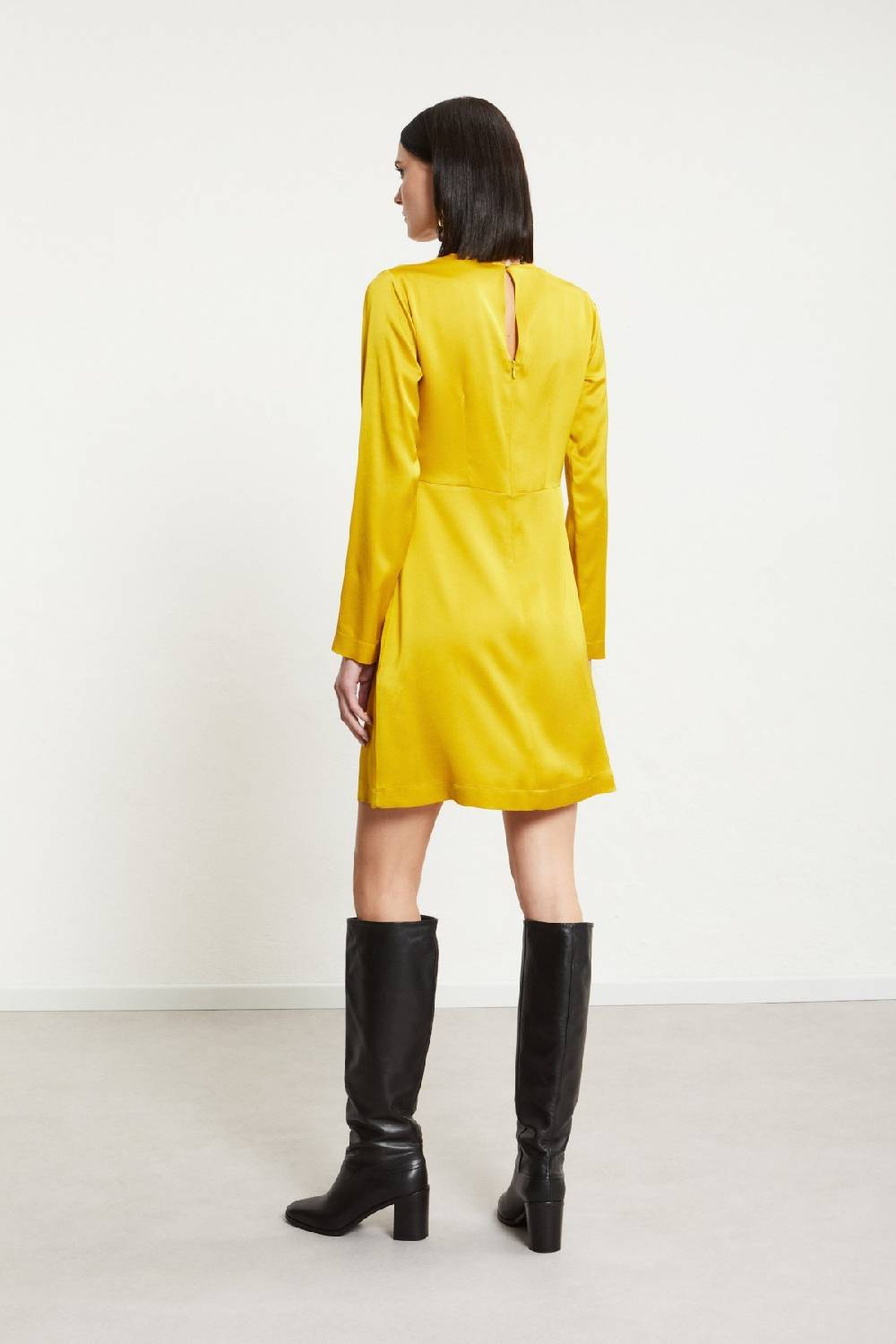 ottod'Ame Viscose short dress with knot Offerta