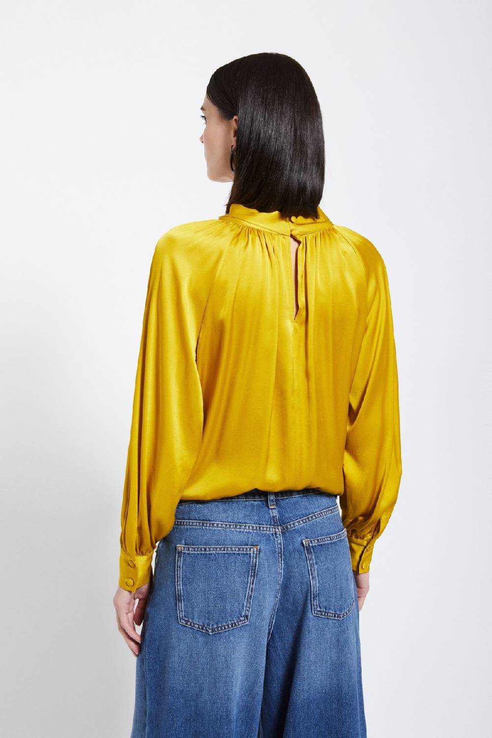 ottod'Ame Viscose blouse with knot Outlet
