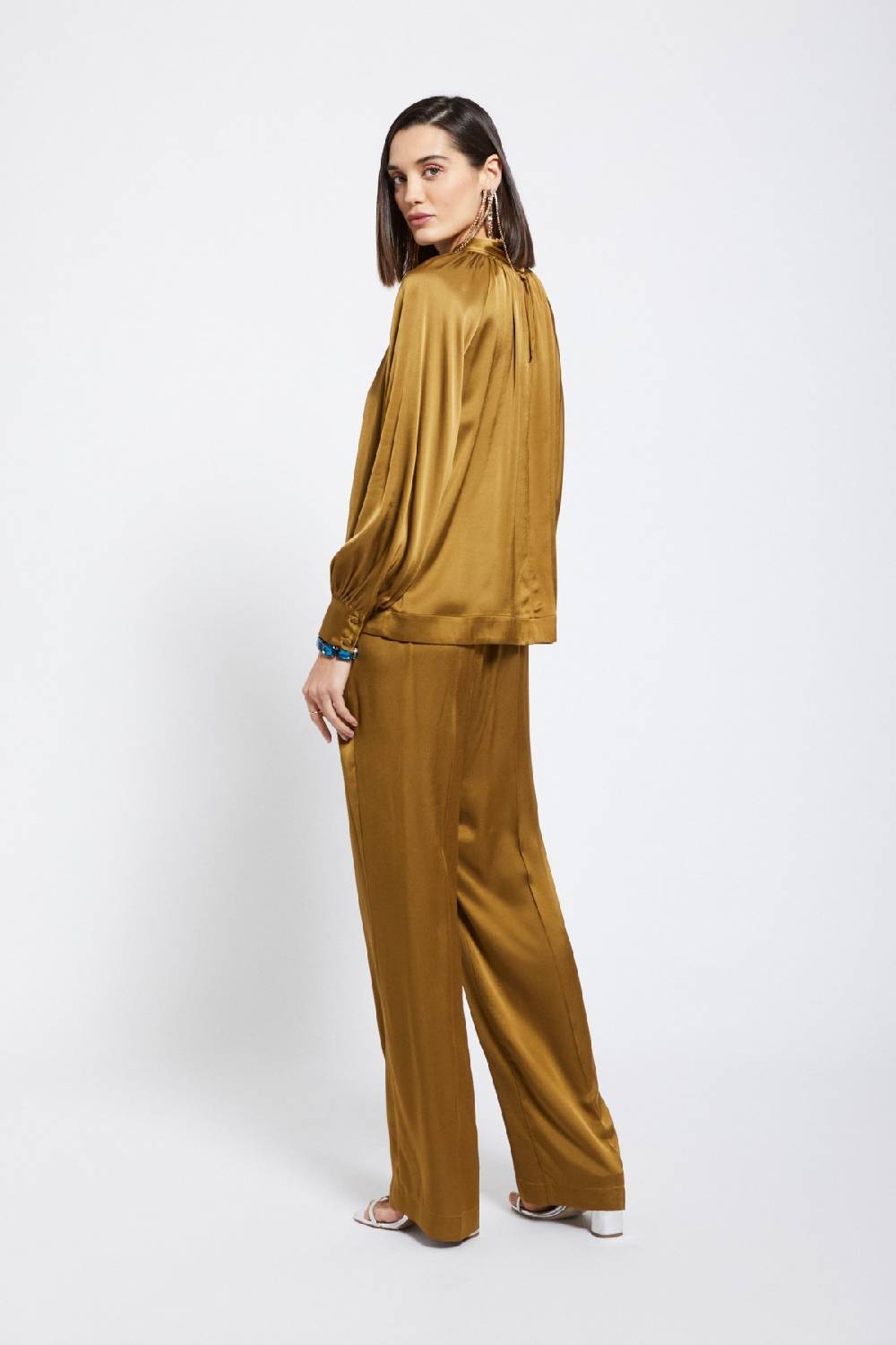 ottod'Ame Viscose palazzo trousers Offerte