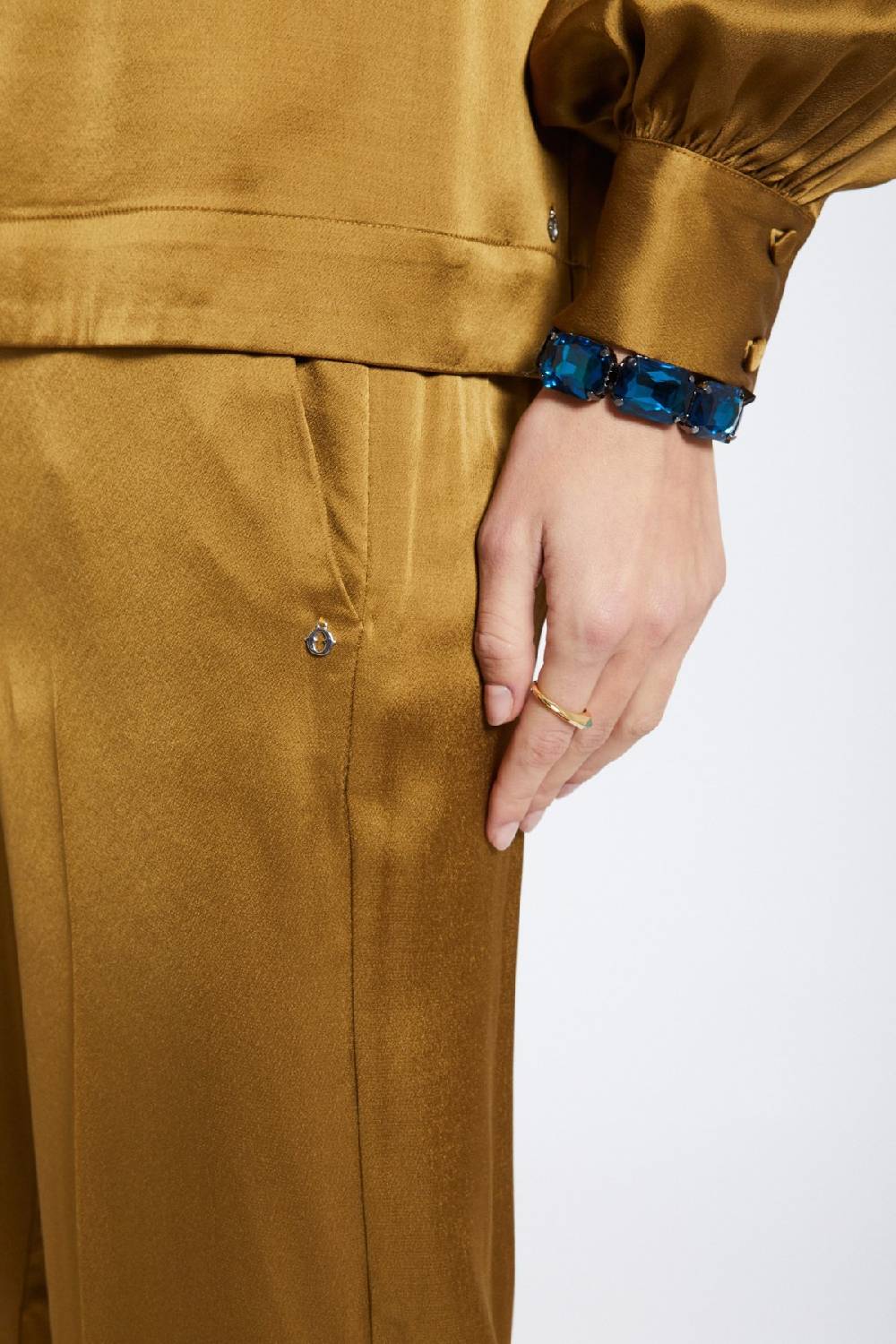 ottod'Ame Viscose palazzo trousers Offerte