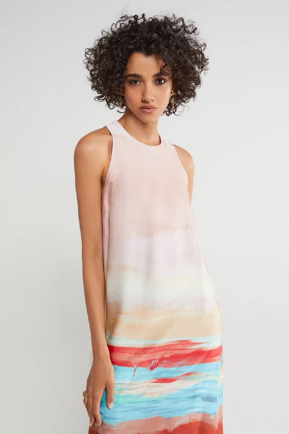 ottod'Ame Fluid viscose dress Saldi Di Fabbrica