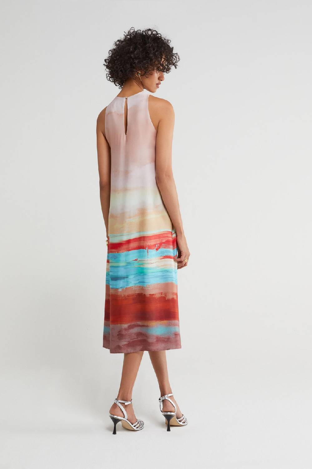 ottod'Ame Fluid viscose dress Saldi Di Fabbrica