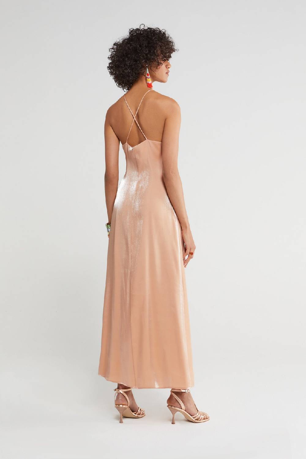ottod'Ame Long dress with halter neckline Negozio