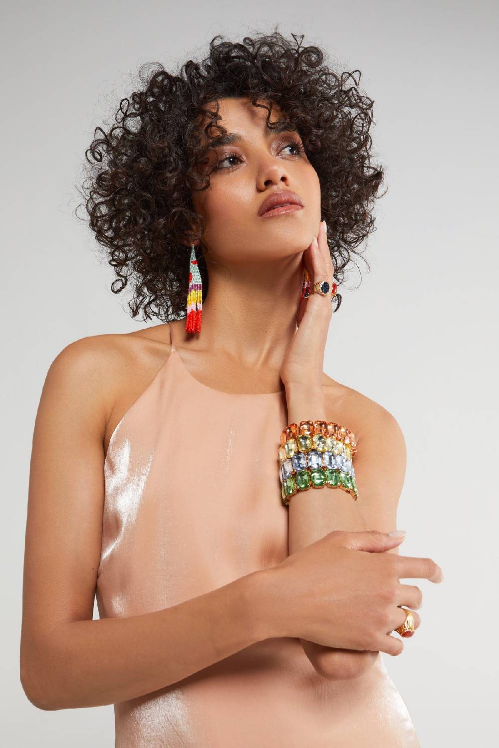 ottod'Ame Long dress with halter neckline Negozio