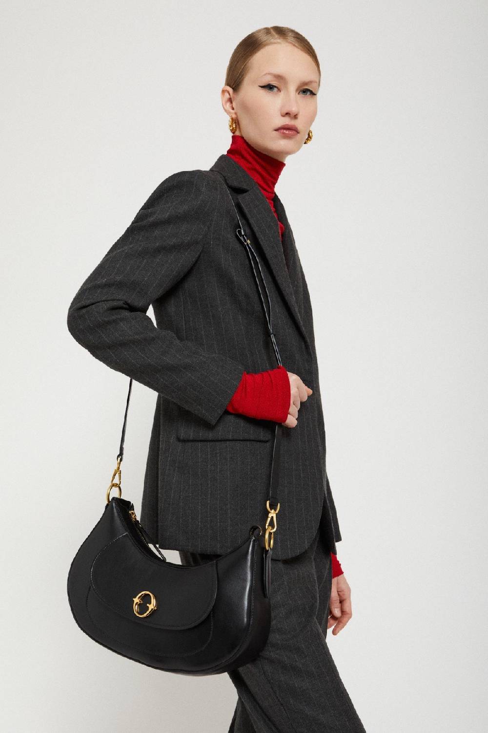 ottod'Ame Leather belly maxi bag Negozi Online