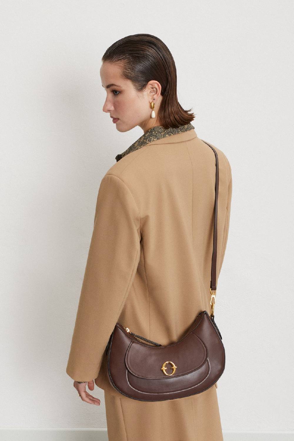 ottod'Ame Leather belly maxi bag Acquista Ora