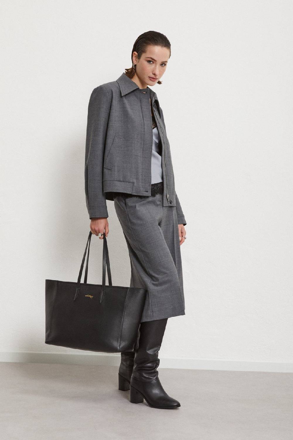 ottod'Ame Leather shopping bag Consegna Veloce