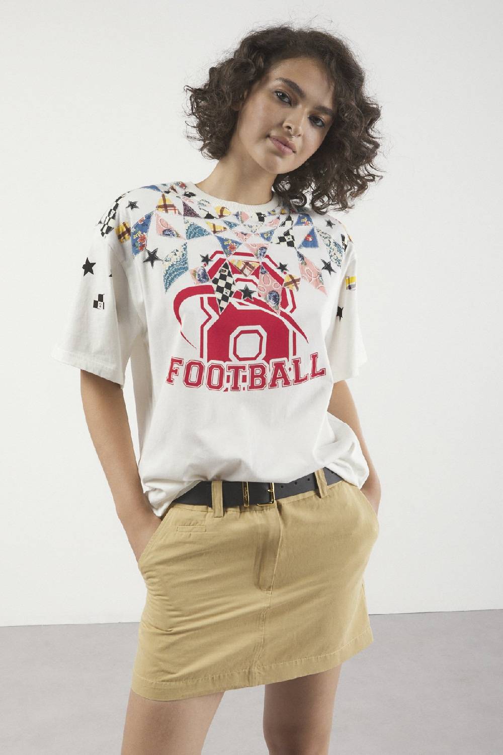 ottod'Ame Printed T-shirt Prezzo Ridotto