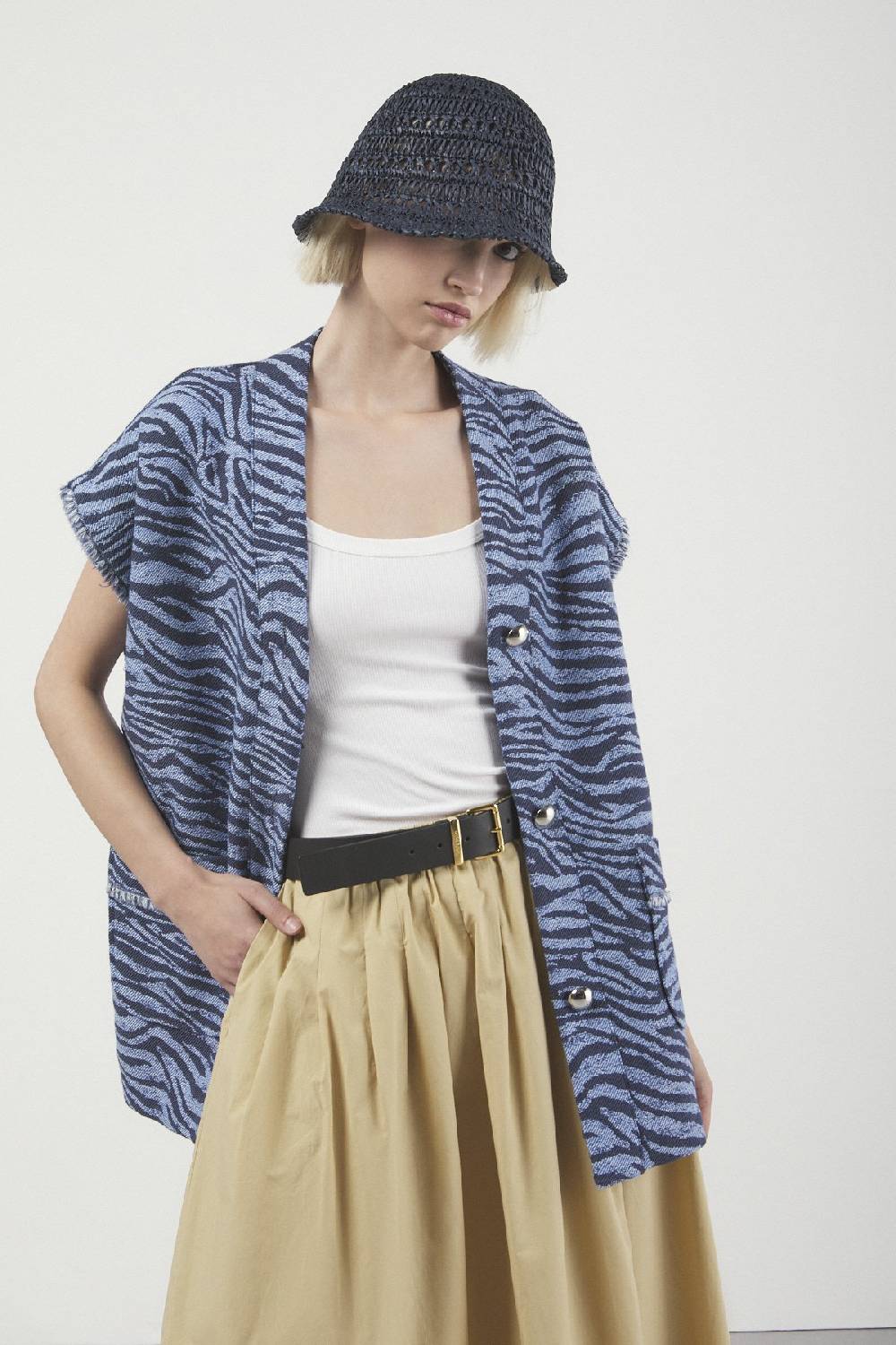 ottod'Ame Cotton blend waistcoat Convenienza