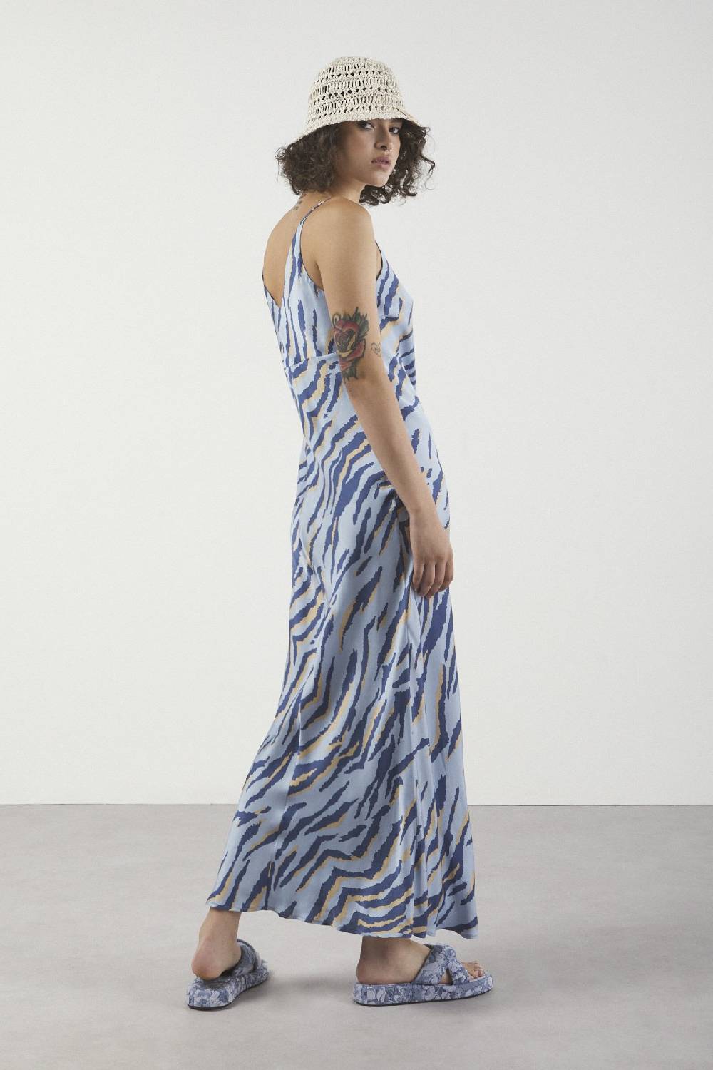 ottod'Ame Viscose long dress Presa