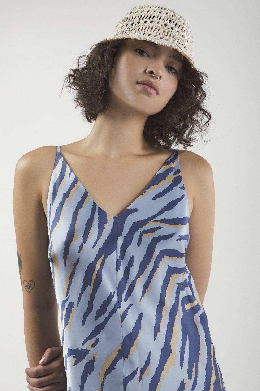 ottod'Ame Viscose long dress Presa