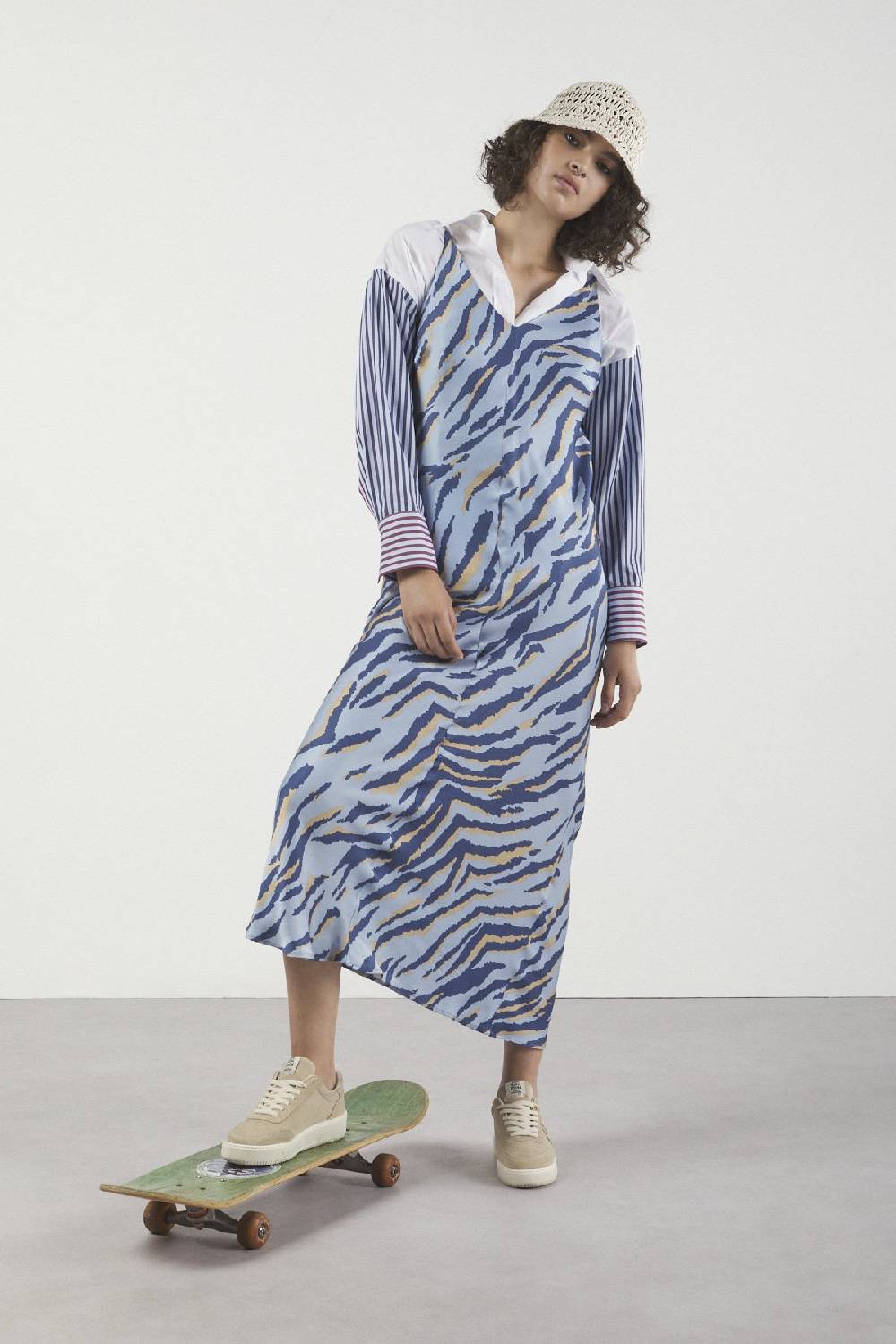 ottod'Ame Viscose long dress Presa