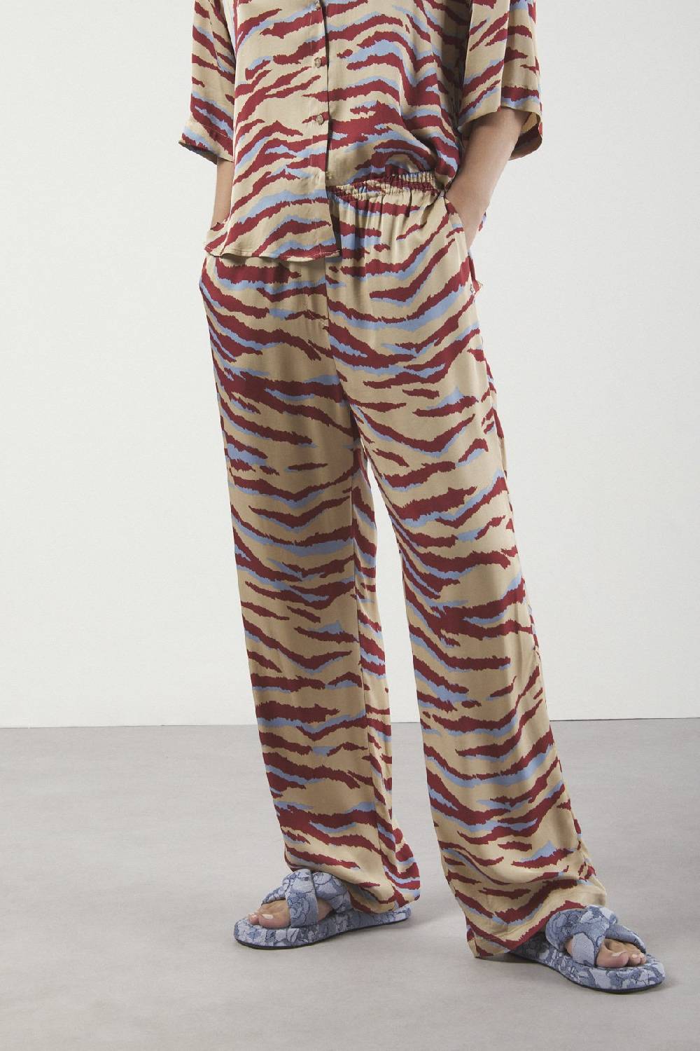 ottod'Ame Viscose palazzo trousers Online