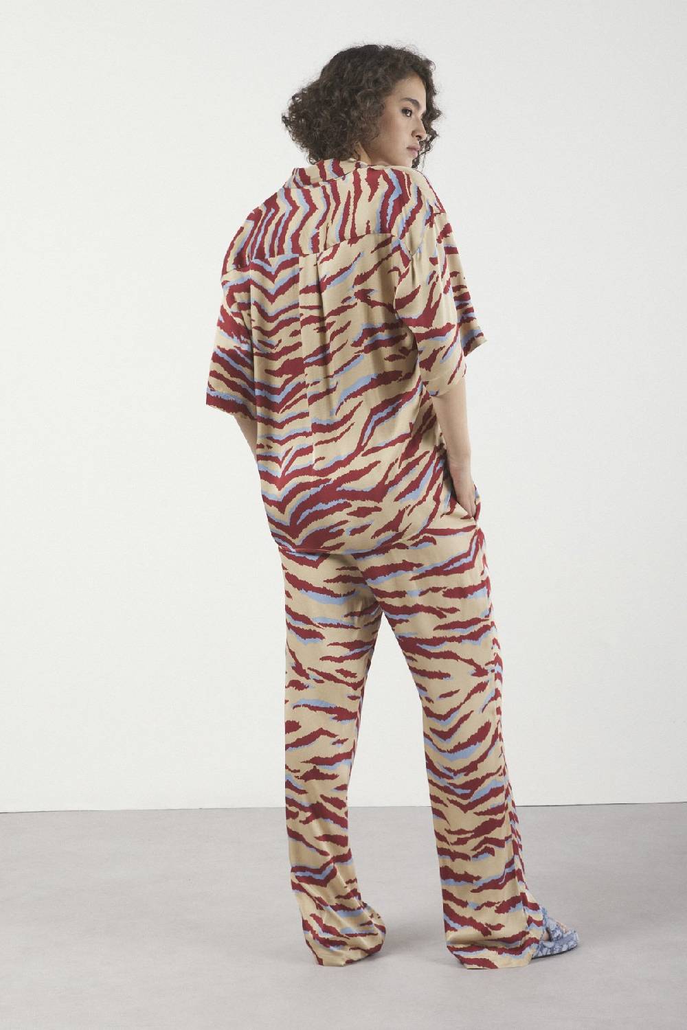 ottod'Ame Viscose palazzo trousers Online