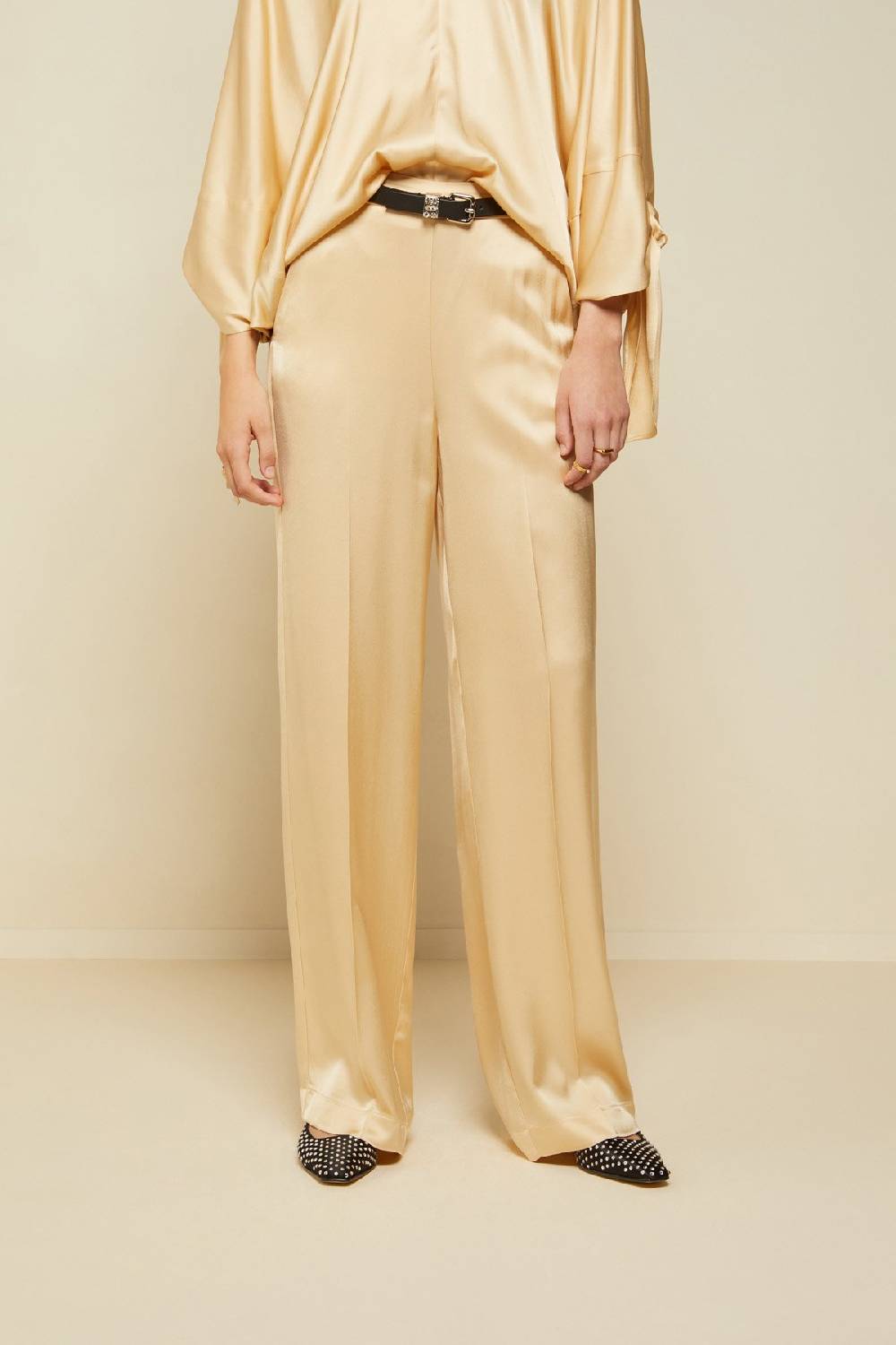 ottod'Ame Viscose palazzo trousers Vendita Calda