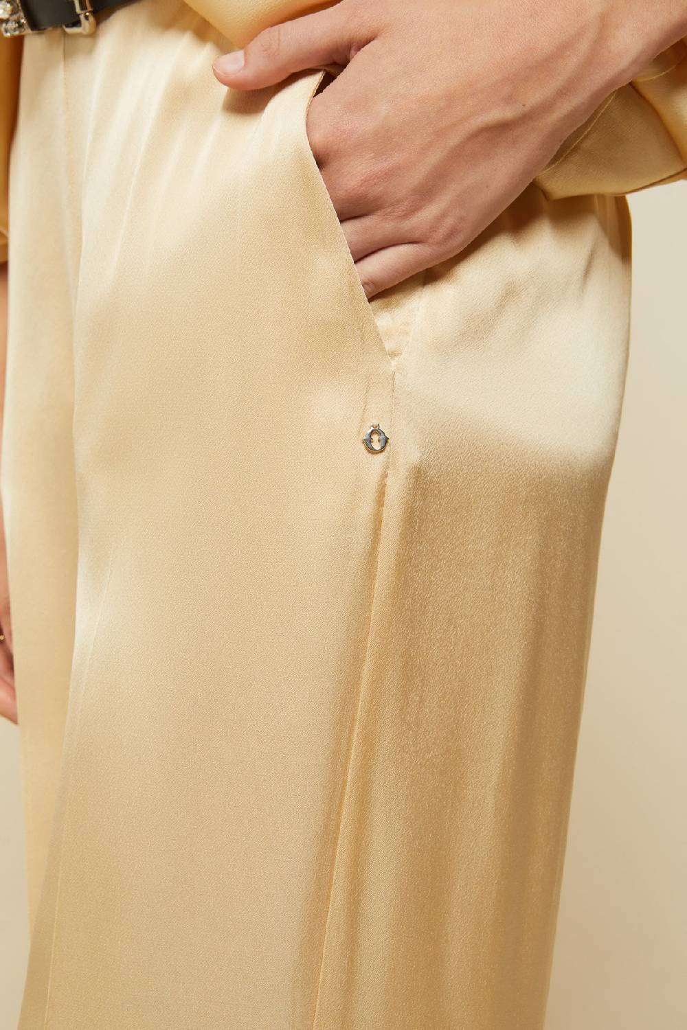 ottod'Ame Viscose palazzo trousers Vendita Calda