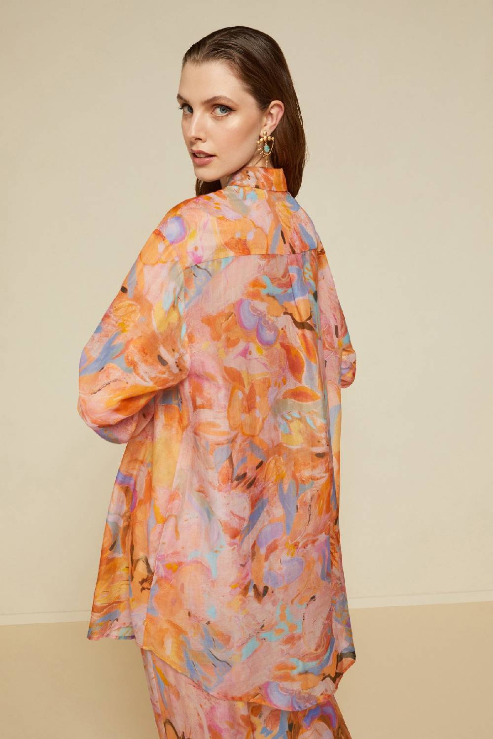 ottod'Ame Silk blend oversized shirt Nuova