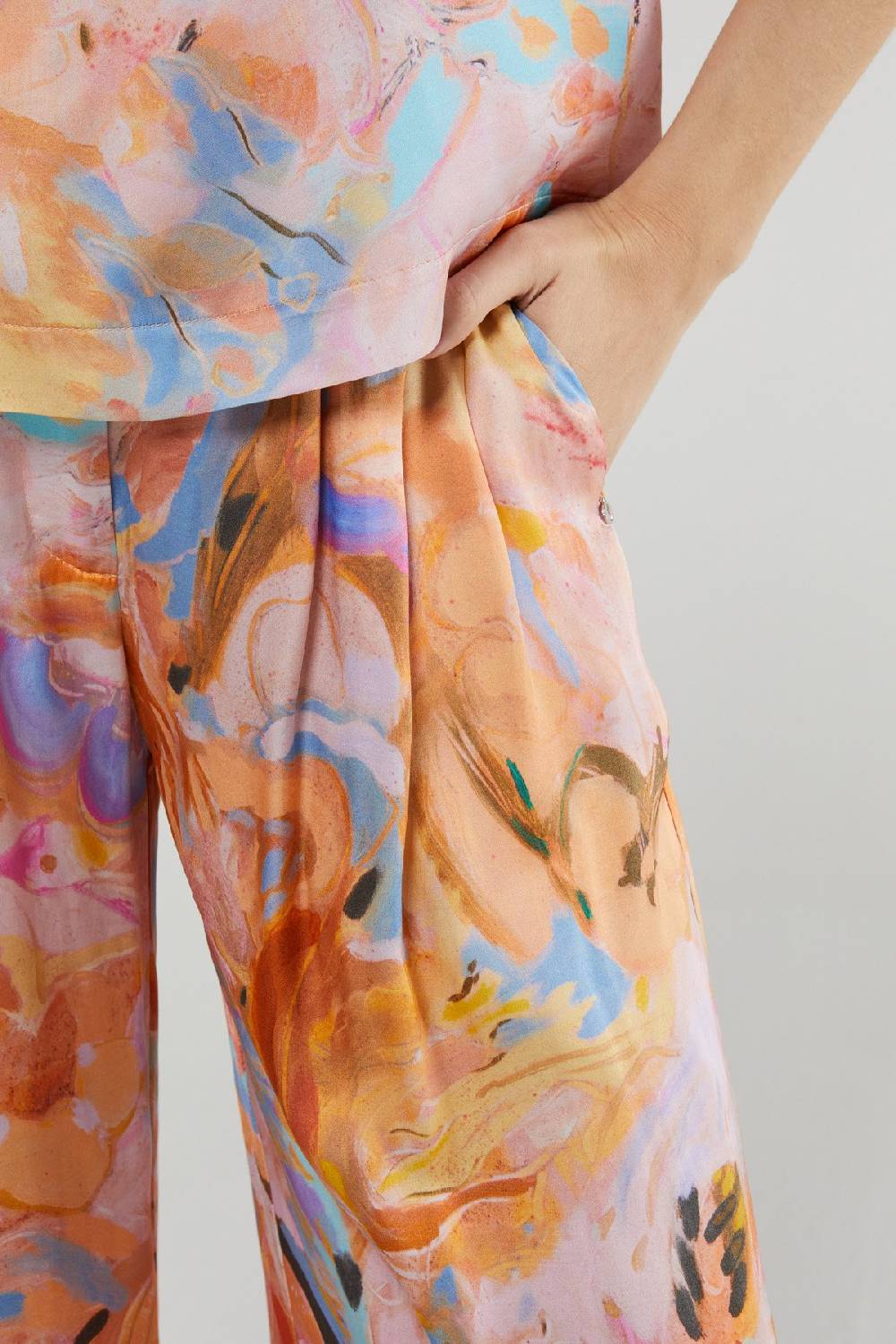 ottod'Ame Viscose palazzo trousers Italia