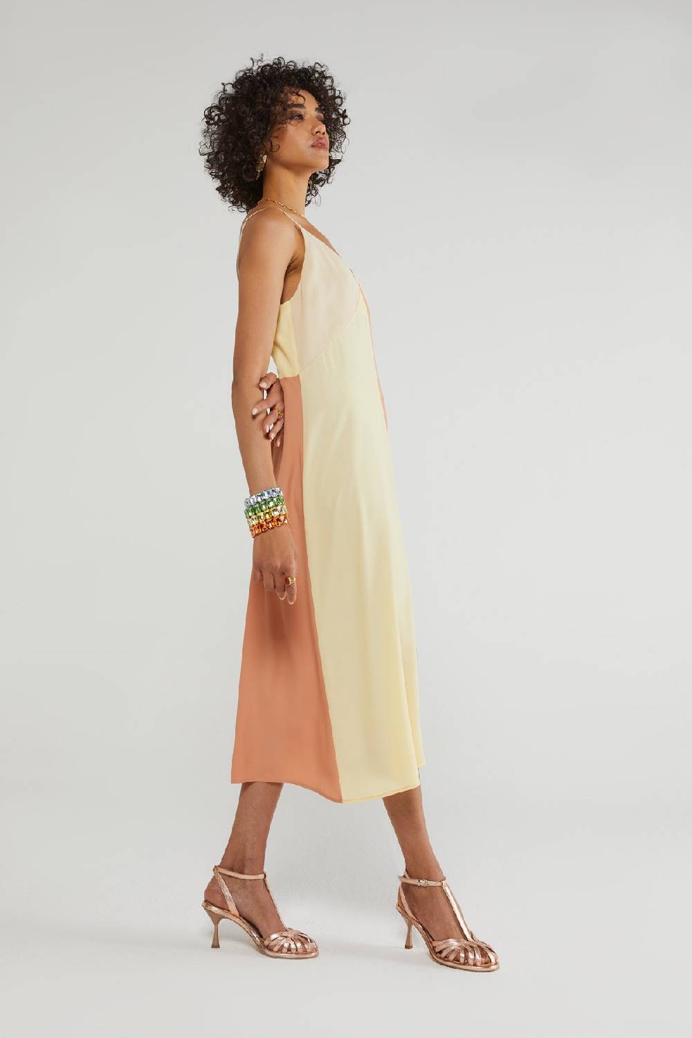 ottod'Ame Silk blend slip dress Qualità Garantita