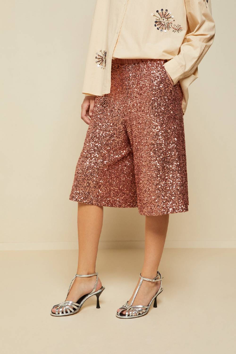 ottod'Ame Trousers with sequins Negozi Online