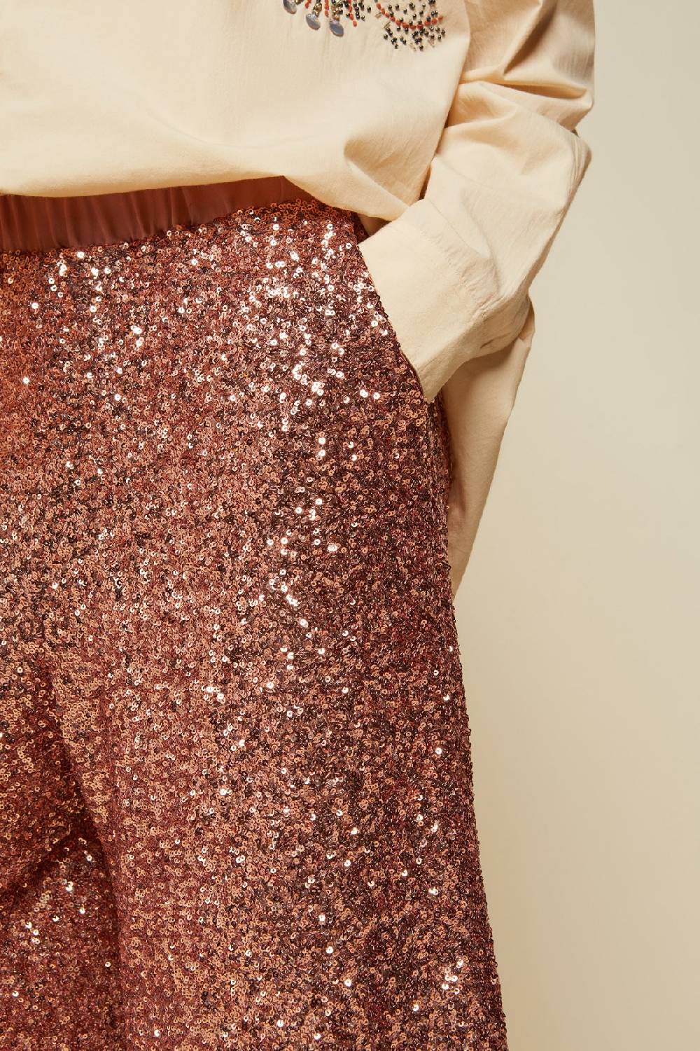 ottod'Ame Trousers with sequins Negozi Online