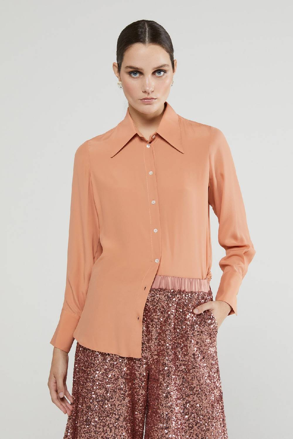ottod'Ame Silk blend shirt Consegna Veloce