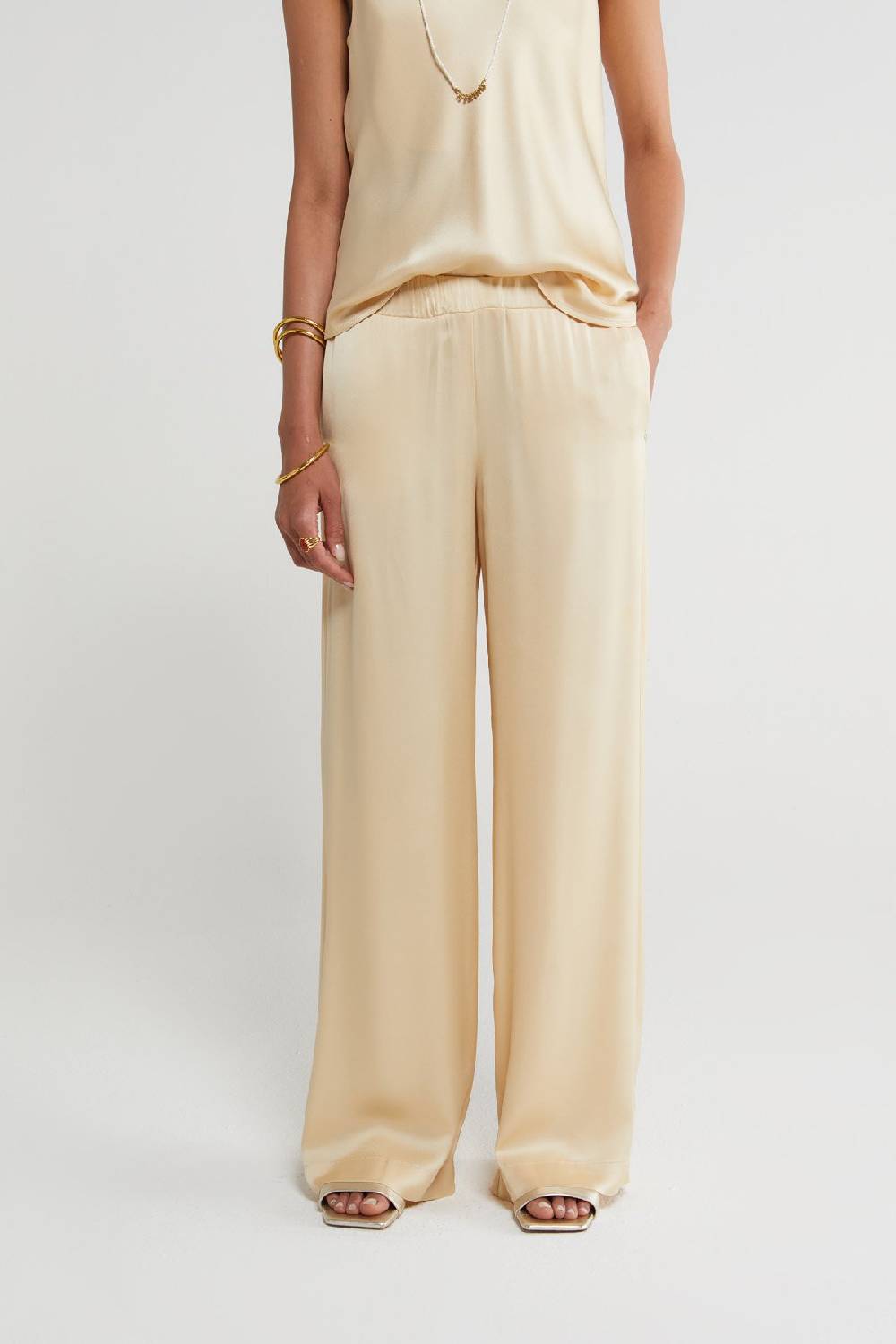ottod'Ame Viscose palazzo trousers Online