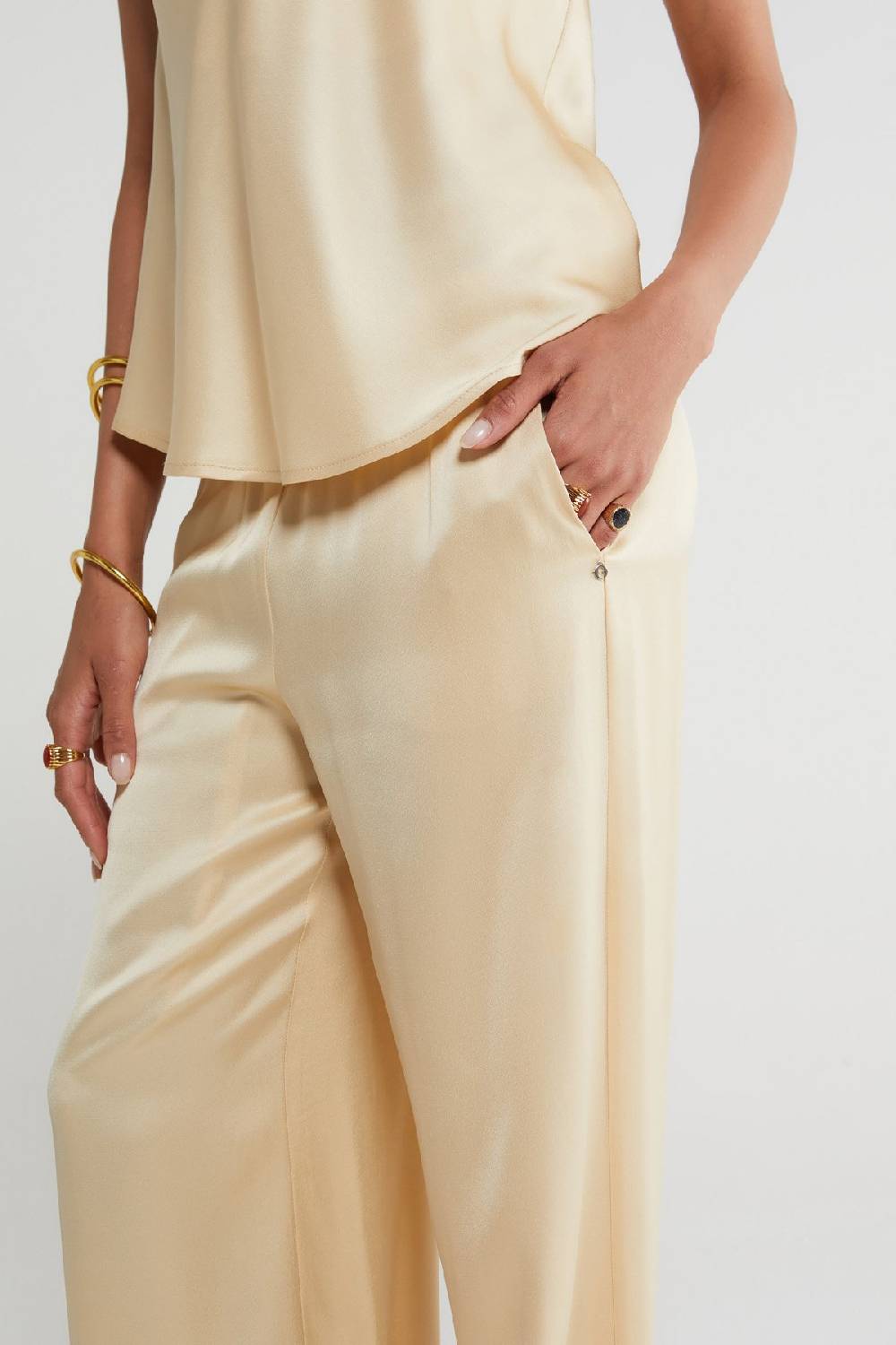 ottod'Ame Viscose palazzo trousers Online