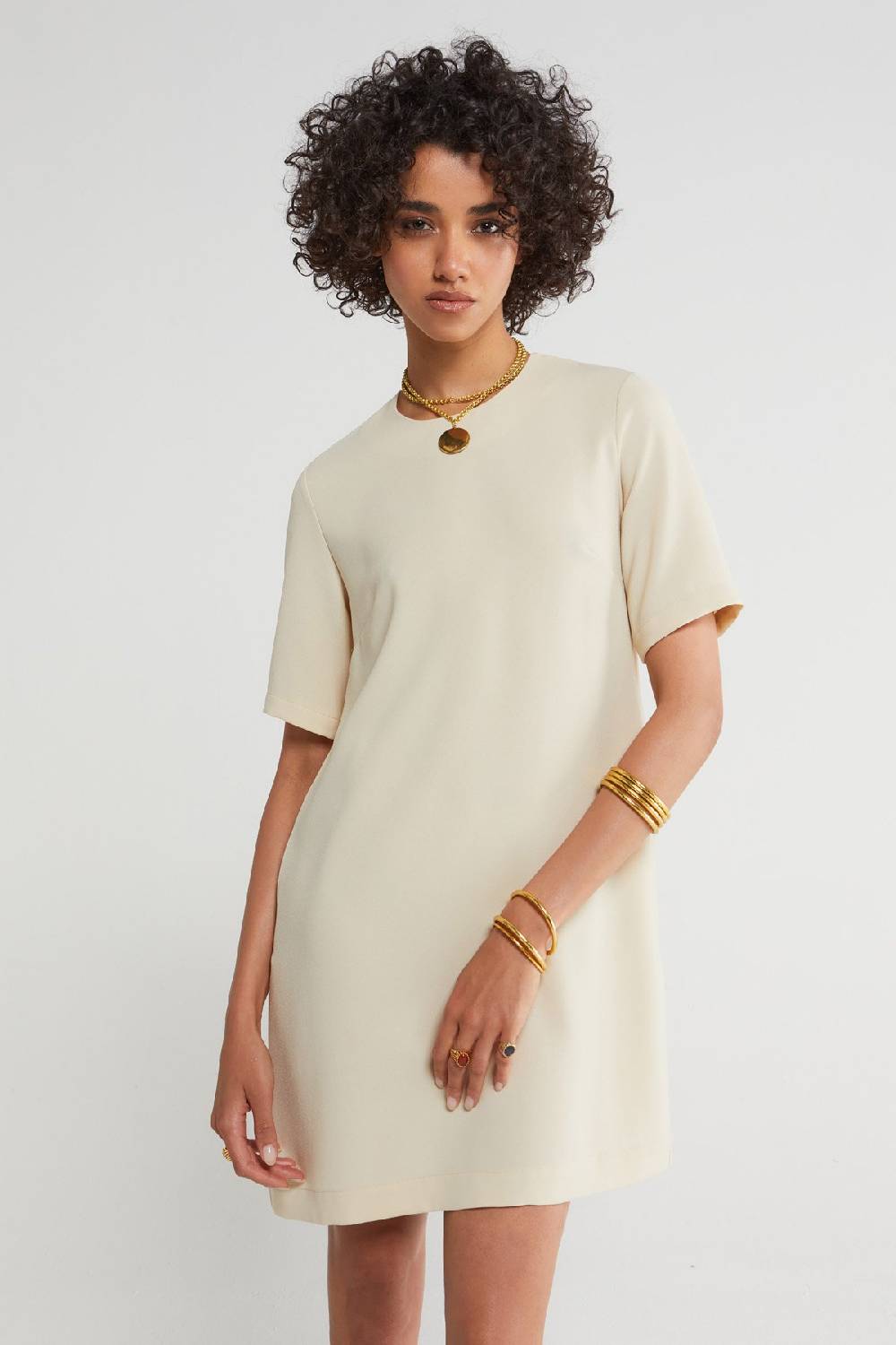 ottod'Ame Half-sleeve short dress In Vendita