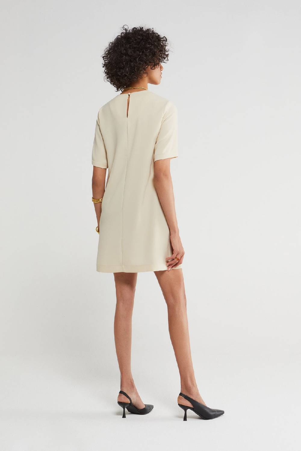 ottod'Ame Half-sleeve short dress In Vendita